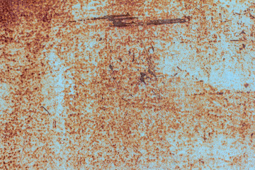 Rusty background.Rust.Texture of old rusty iron.Red-brown rust covered the metal.