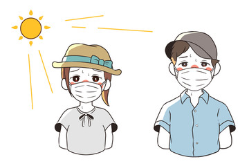 酷く熱い(マスクあり)