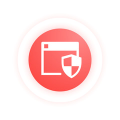 Website Protection -  Icon