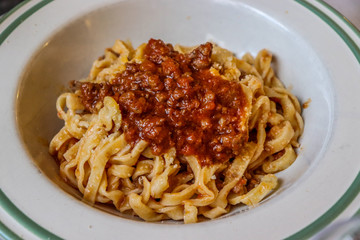 Pasta, ristorante, Italia, gourmet, Ragù Bolognese
