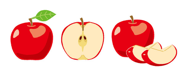 りんごのイラスト