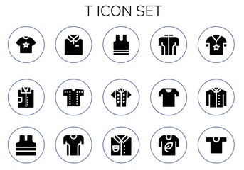 t icon set