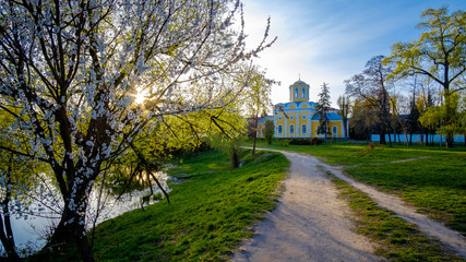 
spring in the city
