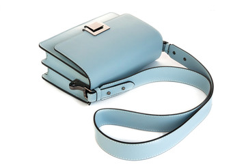 Bag white black red beige blue yellow summer clutch isolated on white leather