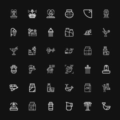 Editable 36 splash icons for web and mobile