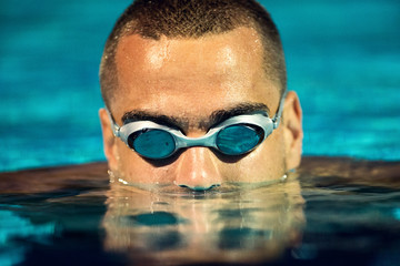 Naklejka premium Swimmer 