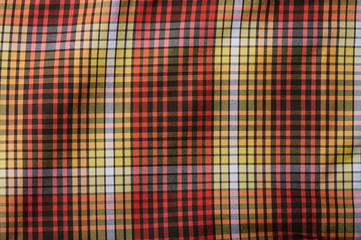 Pattern of red and orange