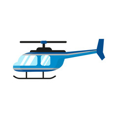 helicopter vector illustration