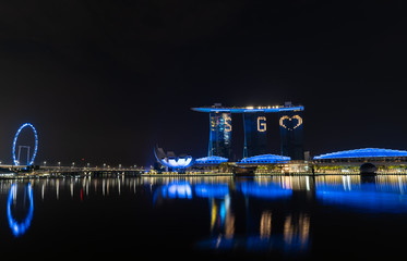 Singapore Marina Bay and Flyer