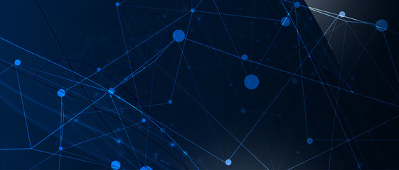 Technology data background, idea of global business solution