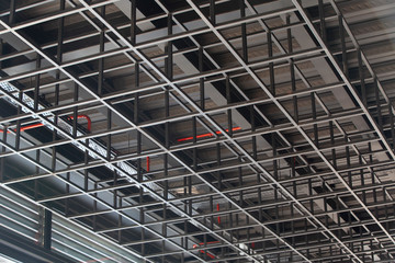 Installation of suspended ceilings.and lighting backgrounds