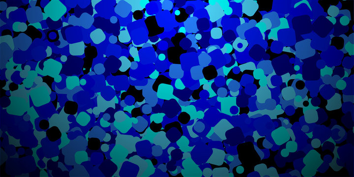 Dark blue mosaic background with shadow effect © Indeetsx