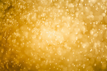 Bokeh gold color