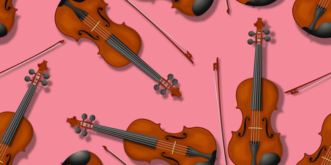 Violin pattern © Richard Laschon