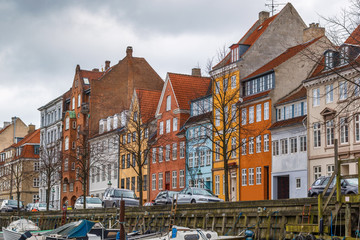 Obraz premium Canal in Copenhagen, Denmark