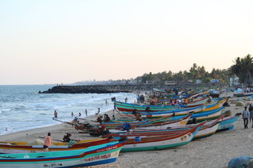 Fototapeta na wymiar Pondicherry, india