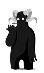 Forest Spirit monster watching a tree being born