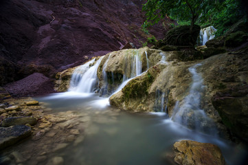Obraz premium waterfall in the mountains