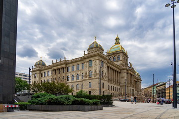 Fototapeta na wymiar National Museum Prague in Czech Republic.