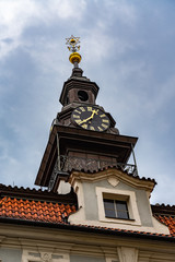 Fototapeta na wymiar Jewish Town Hall of Prague in Czech Republic.