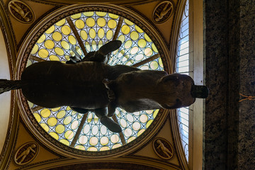 King Wenceslas Riding on a Dead Horse Prague in Czech Republic.