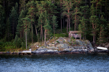 Fototapeta na wymiar View of Stockholm archipelago, Sweden.