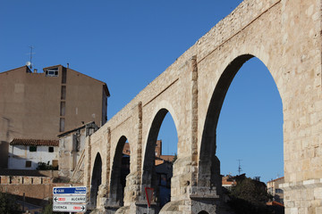 El acueducto de los Arcos o Traída de las Aguas en Teruel