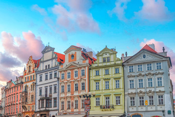 beautiful old streets of Prague.