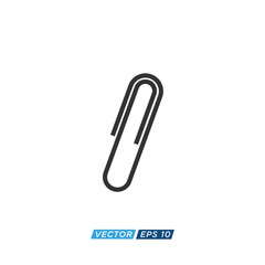 Obraz premium Paper Clip Icon Design Vector