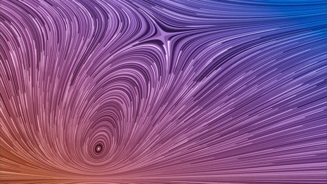 abstract background with pink circles. Motion lines 3d annimation movement