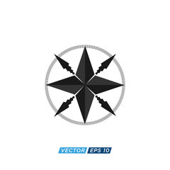 Compass Icon Design Vector