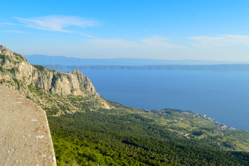 Croatia, Biokovo national park landscape panorama view