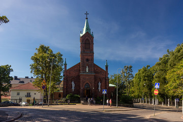 Helsinki, Finland - September 02, 2019: St. Heinrich Cathedral