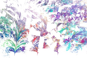 Abstract background for design with flowers