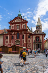 Naklejka na ściany i meble Saint George’s Basilica Prague in Czech Republic.