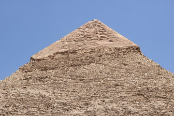Fototapeta na wymiar Giza Pyramids in Cairo, Egypt, ancient Egyptian civilization landmark 