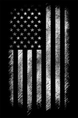 Grunge usa flag vector design. © Giren