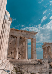 Obraz premium Parthenon temple. Acropolis in Athens, Greece