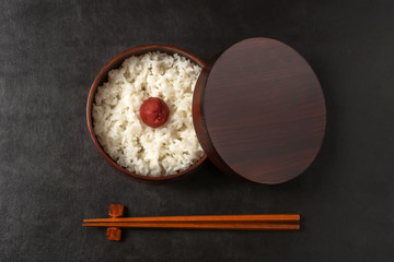 うめぼし　Japanese pickles of sour plums (Umeboshi)