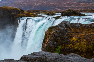 Godafoss, a spectacular waterfall in North Iceland
