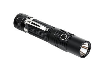 Flashlight isolated on a white background.
