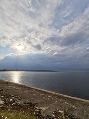 Obraz premium beach at sunset