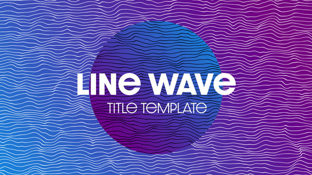 Line Wave Title