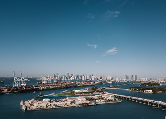 Fototapeta premium Docks in Miami, Florida, USA