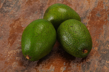 Ripe green dietary avocado - superfood