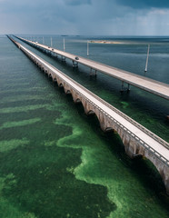 Seven Mile Bridge in Florida, USA