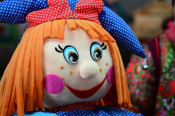 doll at the grocery market