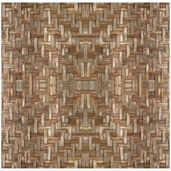 Folk bamboo weaving pattern