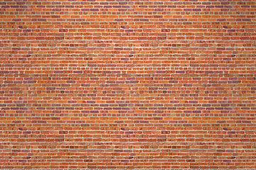 Old brick red wall background. 3D Rendering