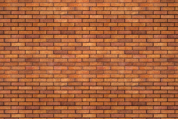 Old brick red wall background. 3D Rendering